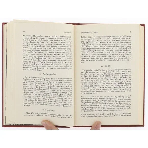 1st EDITION 1st Print Josephine Tey by Sandra Roy 1980 Twain Hardback TEAS 277 - Picture 9 of 12